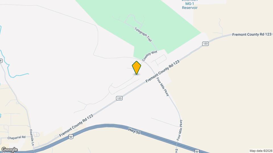 654 Cowboy Way Map and Location Details