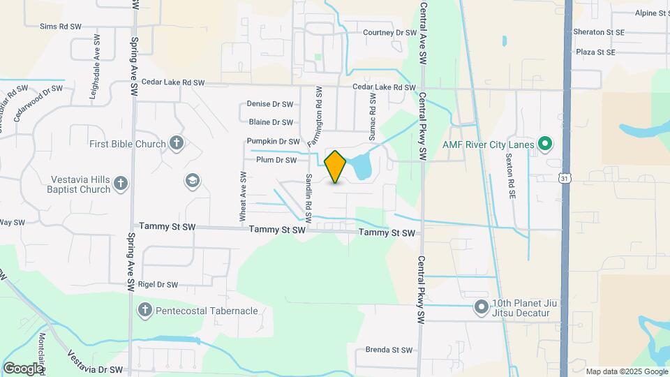 414 Denver Pl SW Map and Location Details