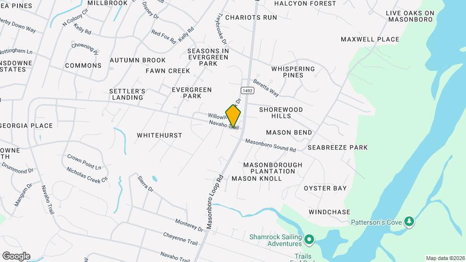 1426 Navaho Trail Map and Location Details