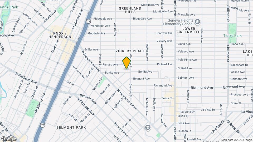 5343 Bonita Ave Map and Location Details