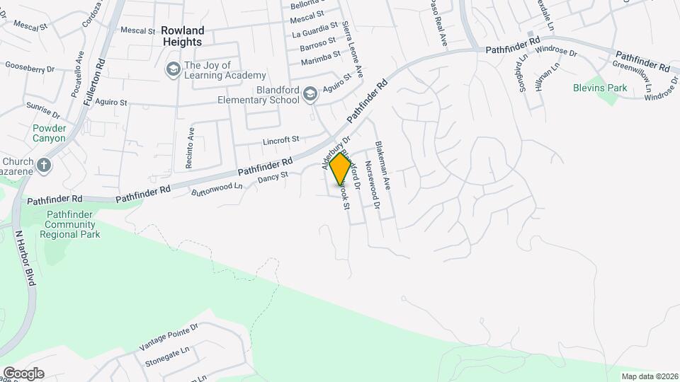 18615 Fieldbrook St Map and Location Details