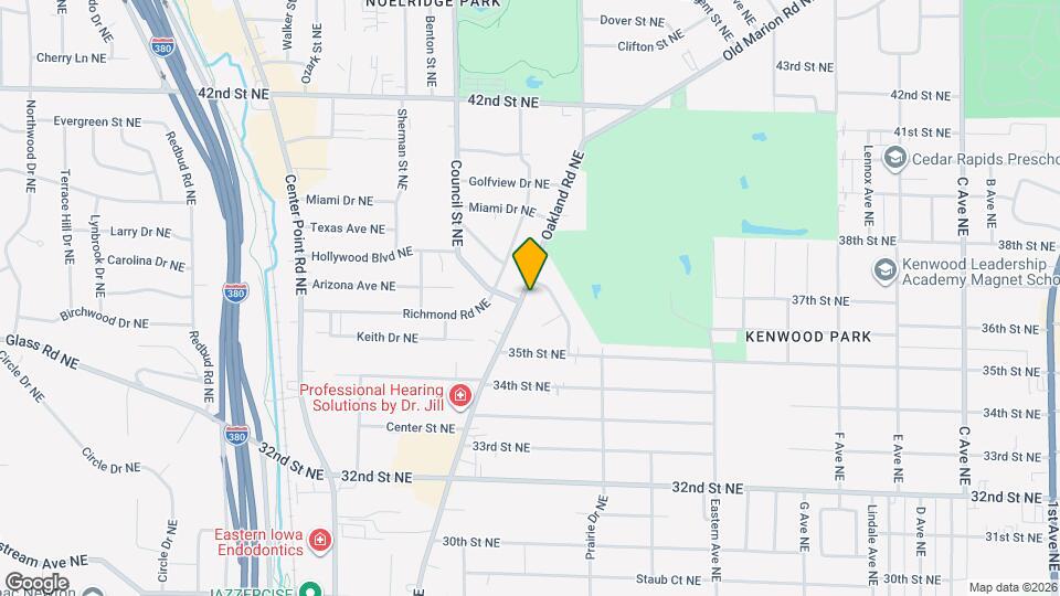 3630 Oakland Rd NE Map and Location Details