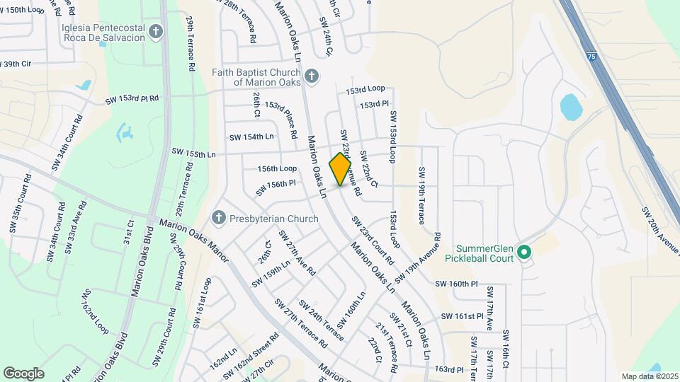 15656 SW 23rd Court Rd Map and Location Details