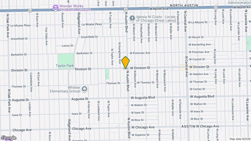 1144 N Austin Blvd Map and Location Details