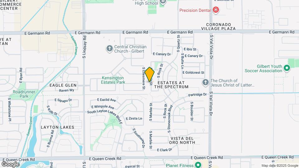 4340 S Marble St Map and Location Details
