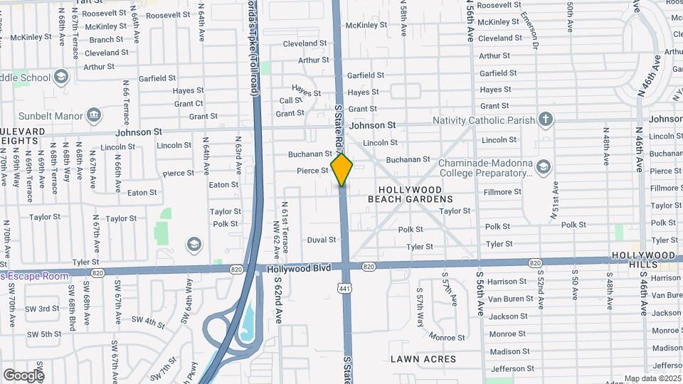 506 N 60th Terrace Map and Location Details