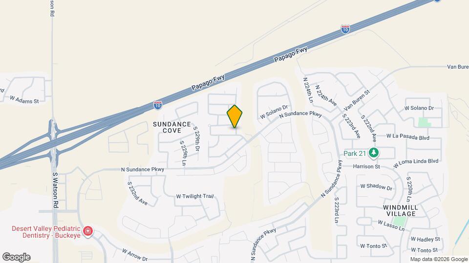 22776 W La Pasada Blvd Map and Location Details