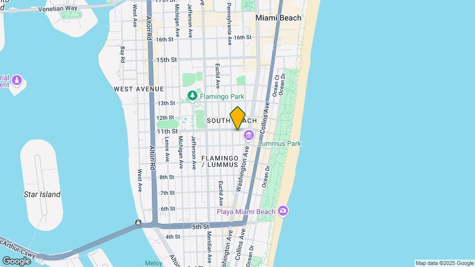 1055 Pennsylvania Ave Mapa y Detalles de la Ubicación