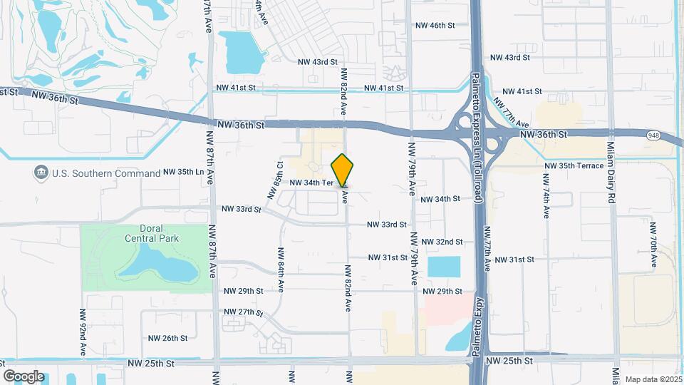3467 NW 82nd Ct Map and Location Details