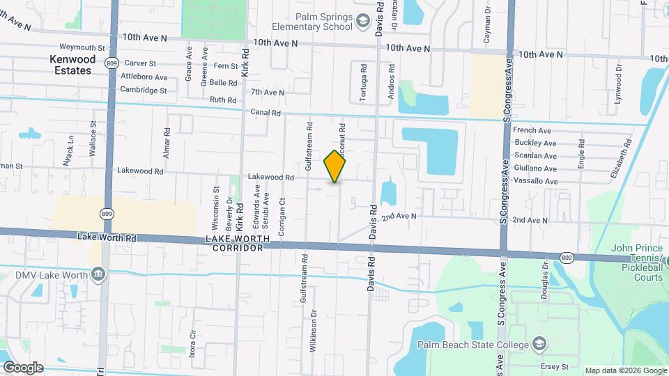 3783 Coconut Rd Map and Location Details