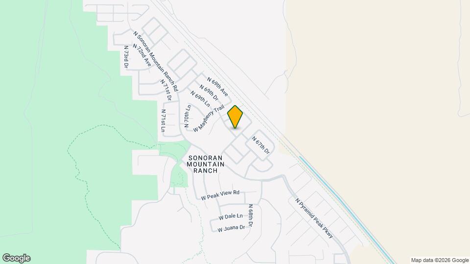29525 N Smokey Ln Map and Location Details