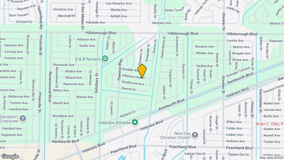 19457 Villanova Ave Map and Location Details