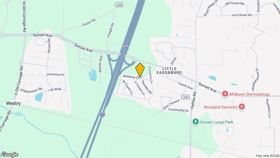 4417 Rainbow Ln Map and Location Details