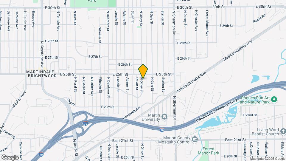 2427 N Olney St Map and Location Details