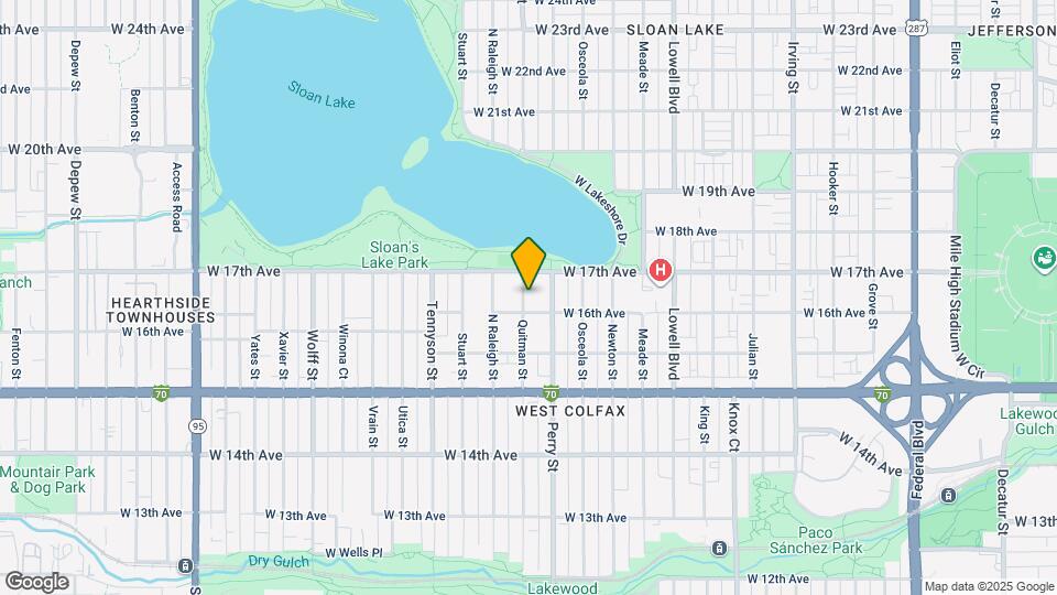 1638 Quitman St Map and Location Details