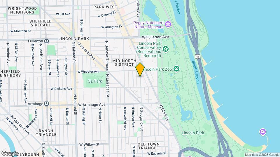 2126 N Sedgwick St, Unit CH1 Mapa y Detalles de la Ubicación