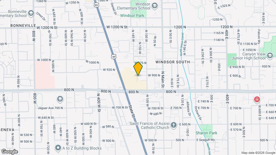 894 N 160 W Map and Location Details