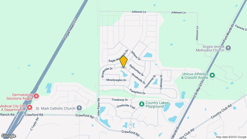 5717 Brookside Dr Map and Location Details