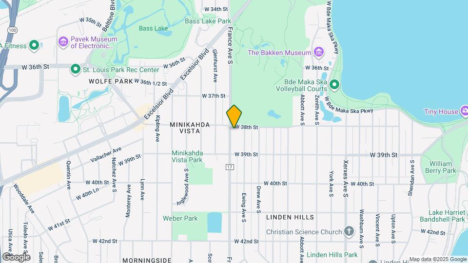 3807 France Ave S Map and Location Details