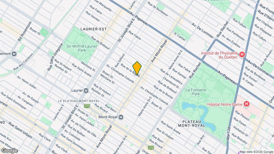 4520 De La Roche Rue Map and Location Details