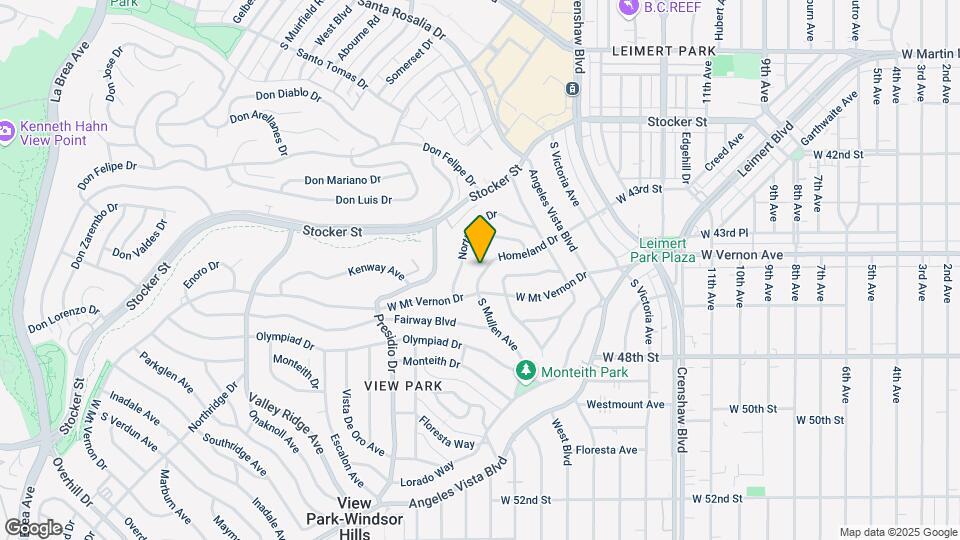 3715 Homeland Dr Map and Location Details