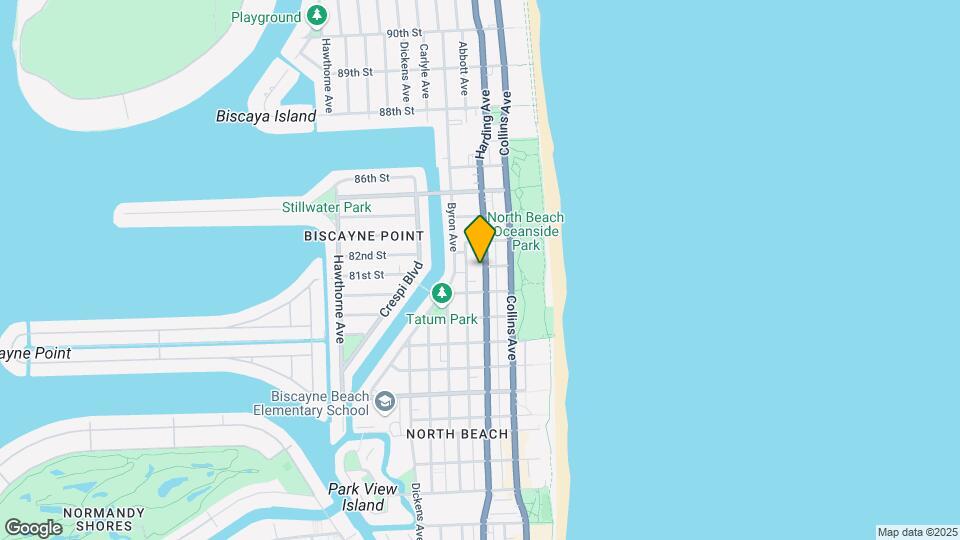 8144 Harding Ave Map and Location Details