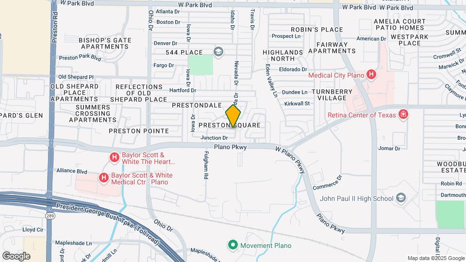 4400 Odessa Dr Map and Location Details