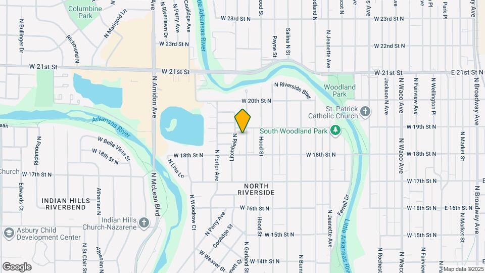 1941 N Garland St Map and Location Details