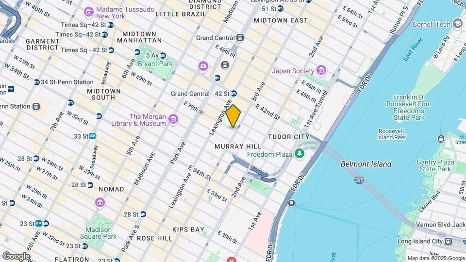 596 Third Ave Mapa y Detalles de la Ubicación