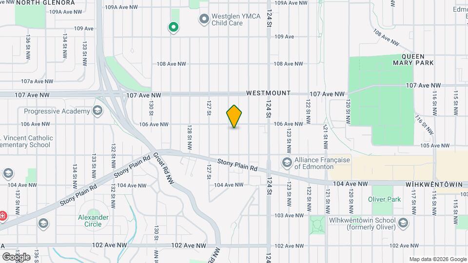 10545 126 St NW Map and Location Details