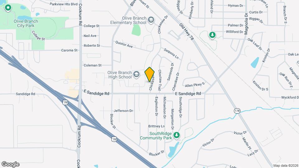 6055 Chickasaw Dr Mapa y Detalles de la Ubicación