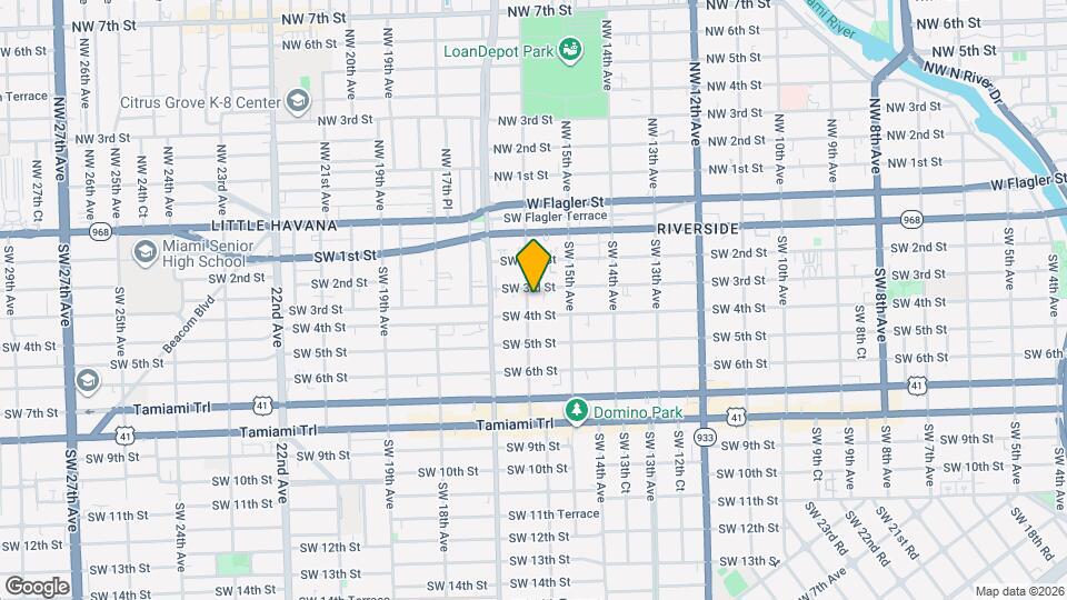 321 SW 16th Ave Mapa y Detalles de la Ubicación