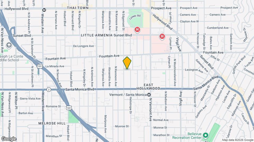 4880 Lexington Ave Map and Location Details