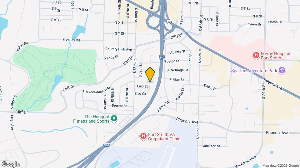5913 Enid St Map and Location Details