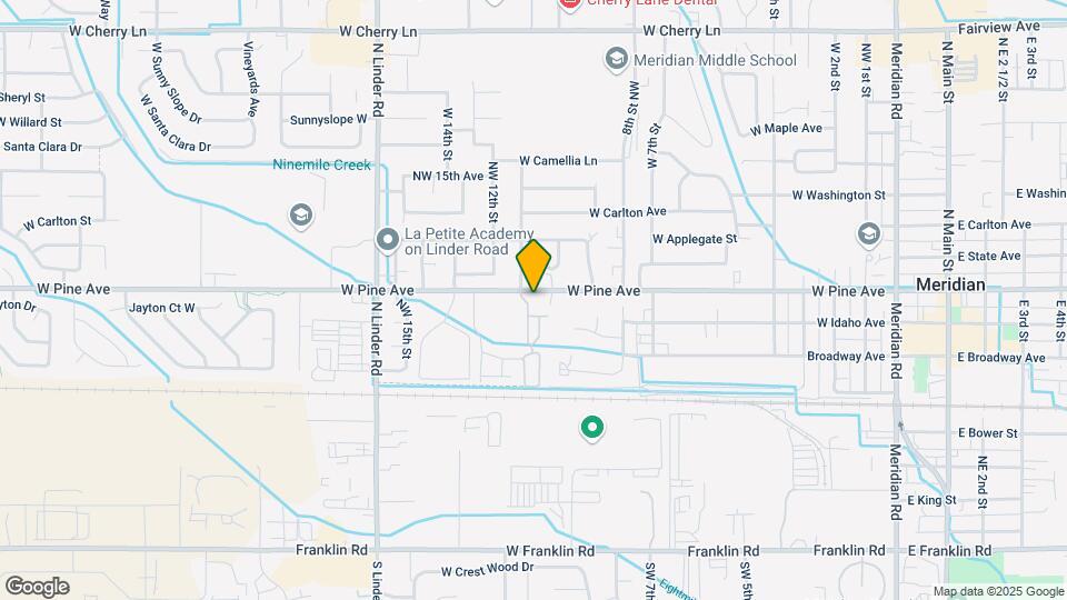 1025 W Pine Ave Map and Location Details