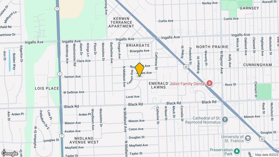1301 Schriber Ave Map and Location Details