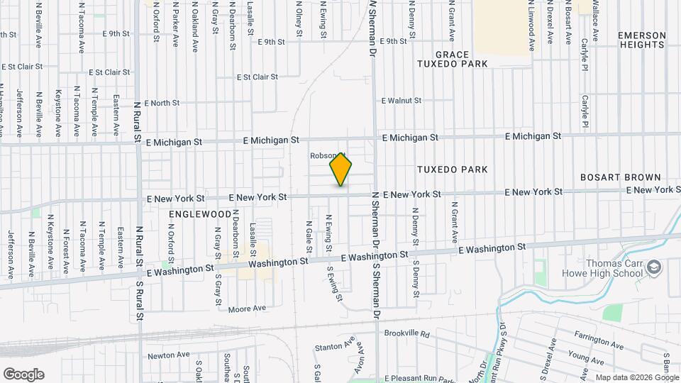 3622 E New York St Map and Location Details