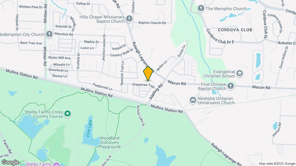 7226 Grapetree Trail Map and Location Details