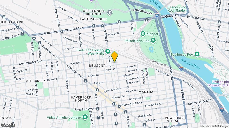 3957 Parrish St Map and Location Details