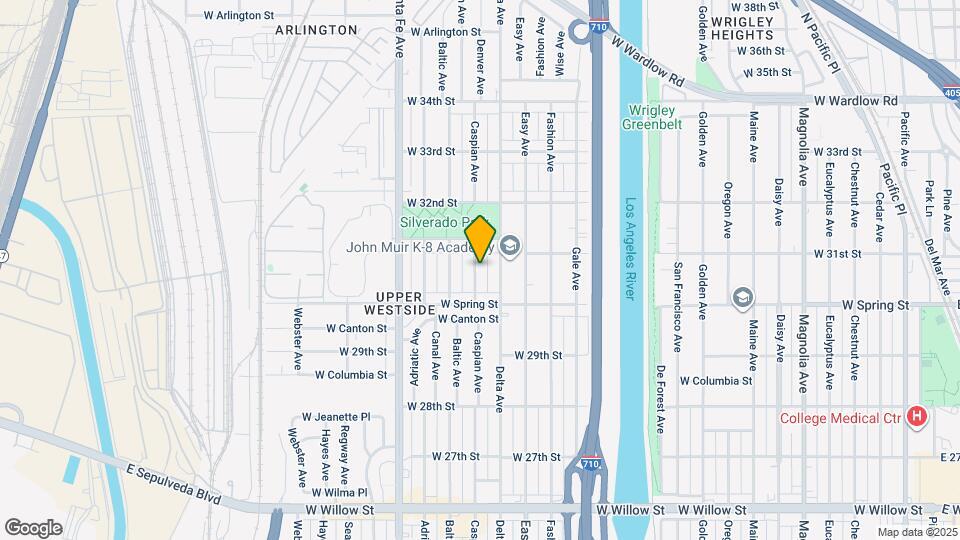 3030 Caspian Ave Map and Location Details