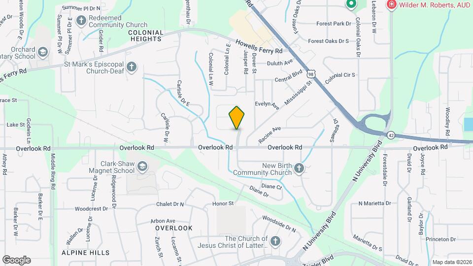 1513 Deerwood Dr E Mapa y Detalles de la Ubicación