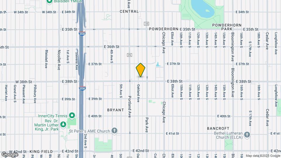624 E 38th St Mapa y Detalles de la Ubicación