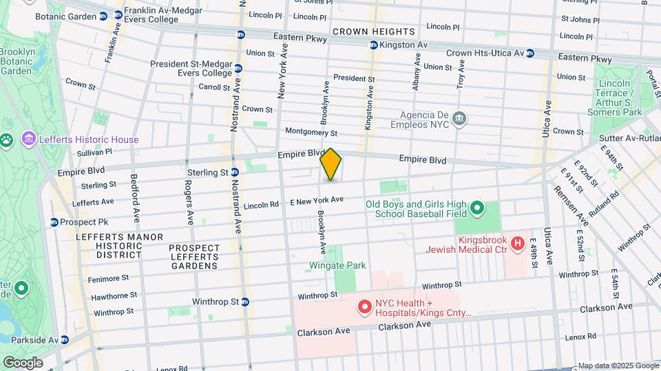 492 Lefferts Ave Mapa y Detalles de la Ubicación