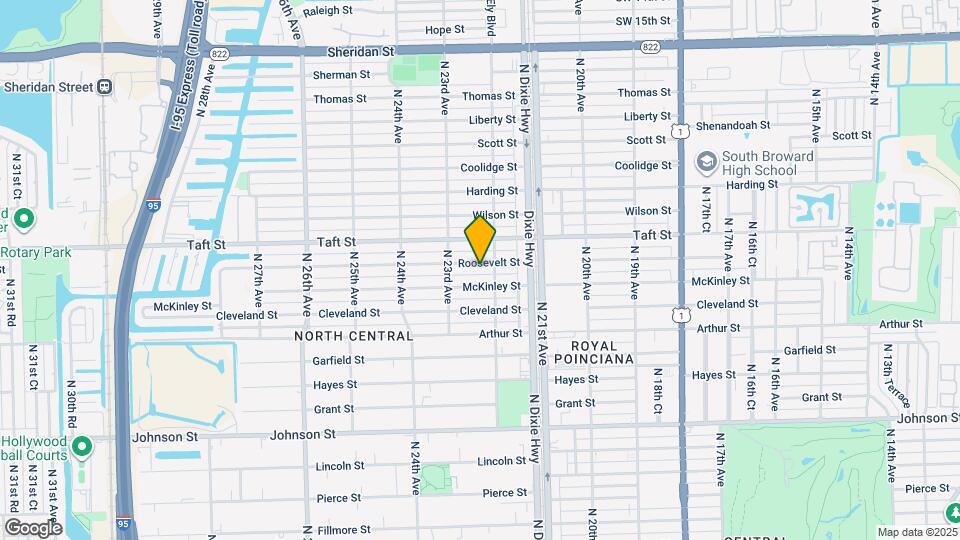 2212 Roosevelt St Map and Location Details