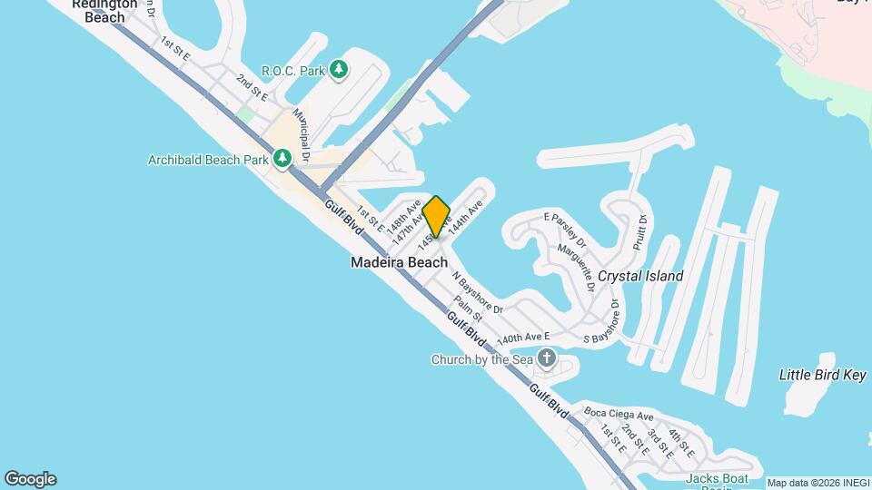 14402 N Bayshore Dr Mapa y Detalles de la Ubicación