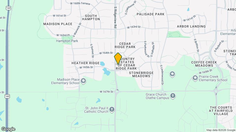 16480 S Fellows St Map and Location Details