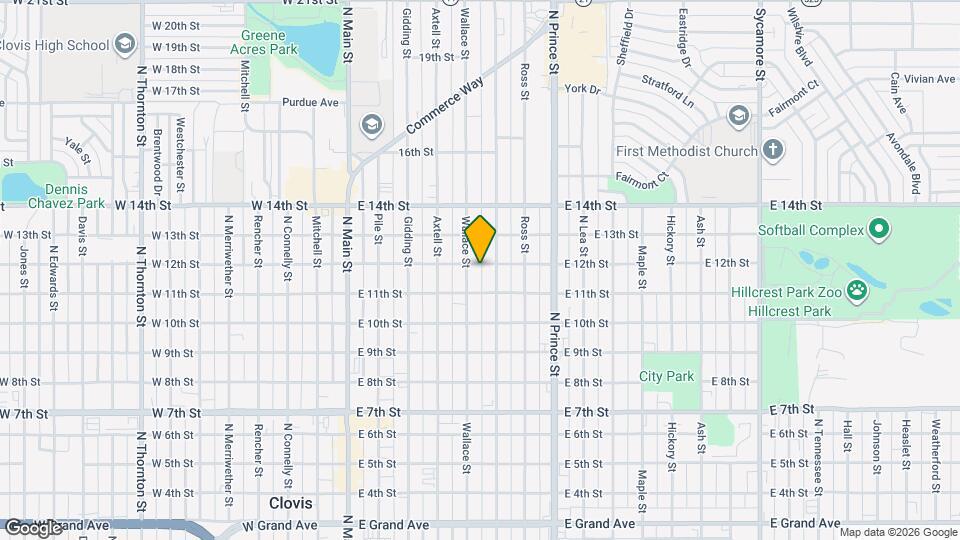 509 E 12th St Map and Location Details