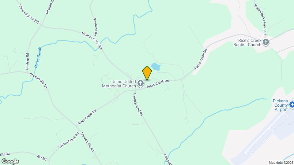 652 Rices Creek Rd Map and Location Details