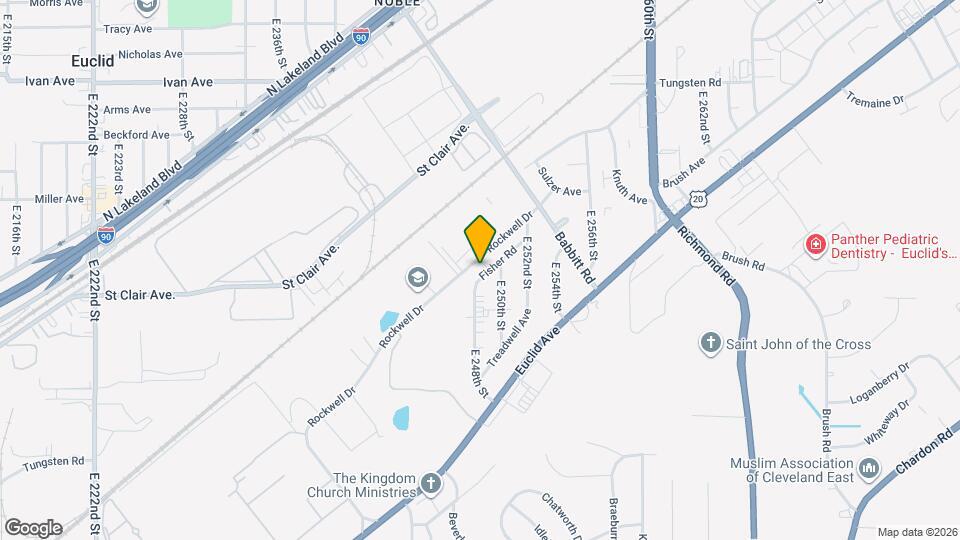 24891 Fisher Rd Map and Location Details