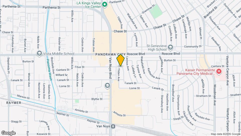 8156 Tilden Ave Mapa y Detalles de la Ubicación